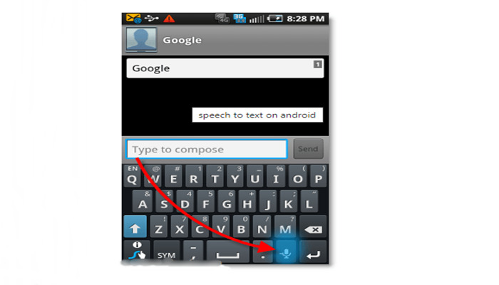 Cómo enviar mensajes de texto de voz a Android paso a paso
