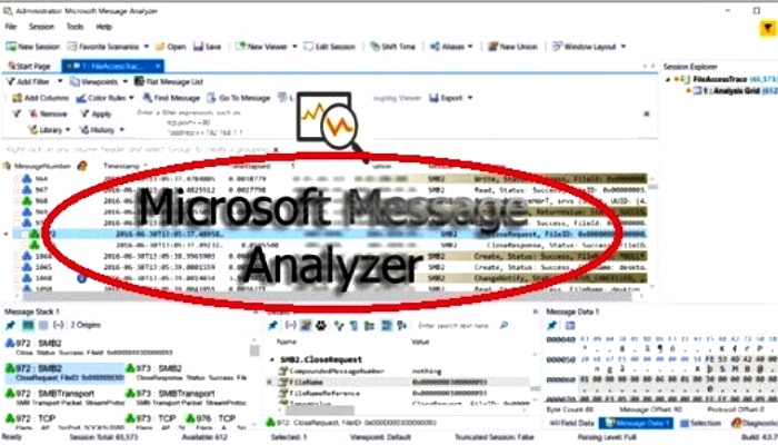 Analizador de mensajes de Microsoft